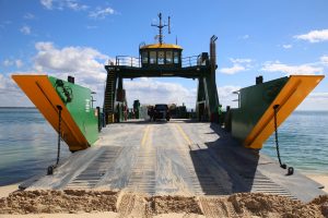 fraser island barge