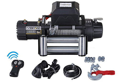 OPENROAD 9500lbs Electric Winch with Rope