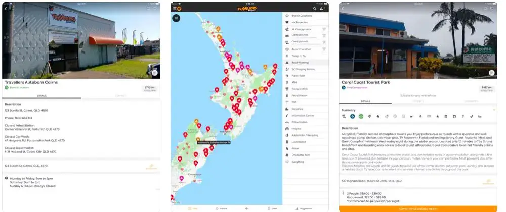 travellers autobarn app