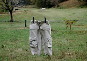 how to hang clothes during camping